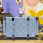 Louis Vuitton Wallet Trunk Taigarama M13562 Blue